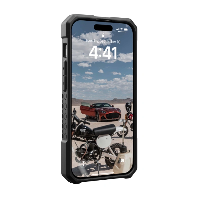UAG Monarch Pro Backcover Apple iPhone 15 Pro - Carbon Fiber