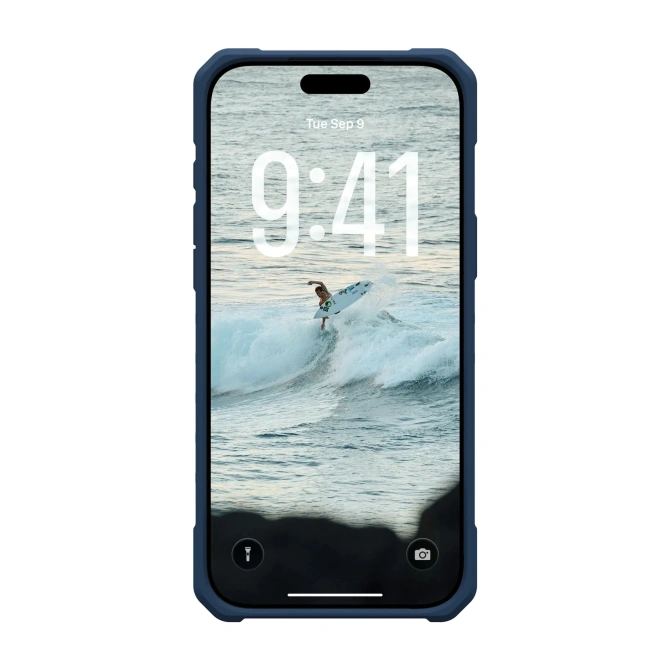 UAG Pathfinder Clear MagSafe Backcover met Lanyard Apple iPhone 17 Pro Max - Clear / Blue Lanyard