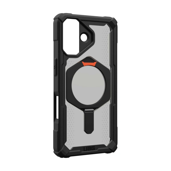 UAG Plasma XTE Backcover MagSafe Apple iPhone 17 - Black Pop Orange