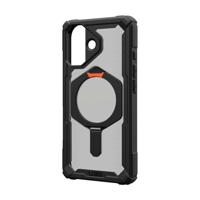UAG Plasma XTE Backcover MagSafe Apple iPhone 17 - Black Pop Orange