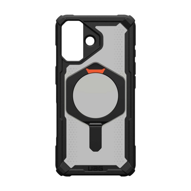 UAG Plasma XTE Backcover MagSafe Apple iPhone 17 - Black Pop Orange