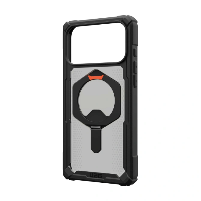 UAG Plasma XTE Backcover MagSafe Apple iPhone 17 Pro - Black Pop Orange