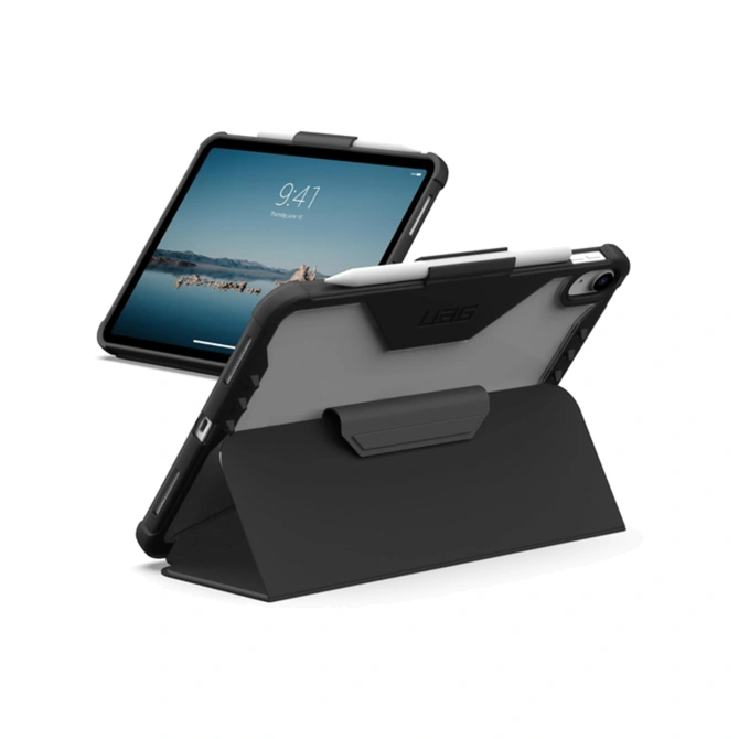 UAG Plyo LT Bookcase Apple iPad 11 (2025) 11 inch A16 / iPad 10 (2022) 10.9 inch - Ice Black