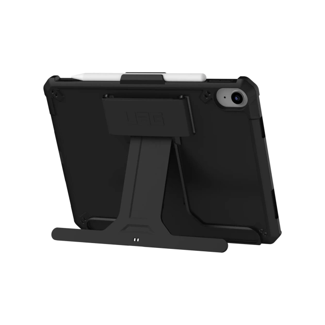 UAG Scout backcover met KickStand en Handstrap Apple iPad 11 (2025) 11 inch A16 / iPad 10 (2022) 10.9 inch - Black