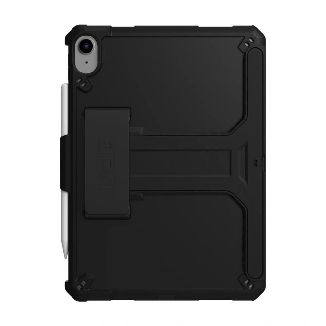 UAG Scout backcover met KickStand en Handstrap Apple iPad 11 (2025) 11 inch A16 / iPad 10 (2022) 10.9 inch - Black