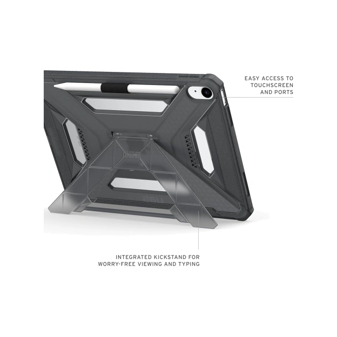 UAG Scout Bookcase Apple iPad 11 (2025) 11 inch A16 / iPad 10 (2022) 10.9 inch - Ash