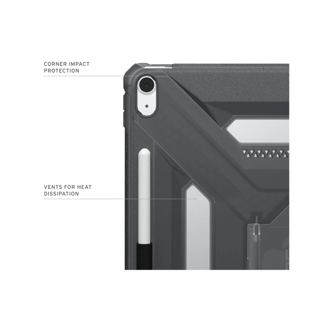 UAG Scout Bookcase Apple iPad Air 13 inch (2026) M4 / (2025) M3 / (2024) M2 - Ash