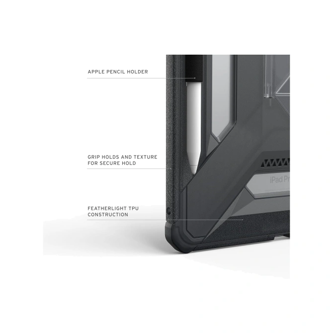 UAG Scout Bookcase Apple iPad Pro 11 (2025) M5 / (2024) M4 - Ash