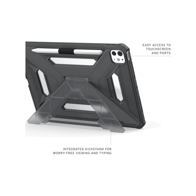 UAG Scout Bookcase Apple iPad Pro 11 (2025) M5 / (2024) M4 - Ash