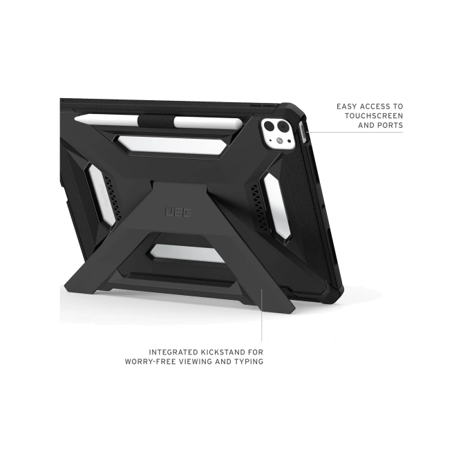 UAG Scout Bookcase Apple iPad Pro 11 (2025) M5 / (2024) M4 - Black