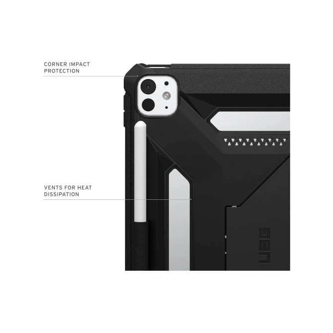 UAG Scout Bookcase Apple iPad Pro 11 (2025) M5 / (2024) M4 - Black