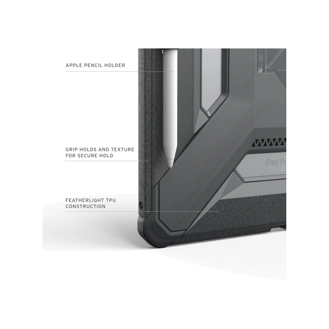UAG Scout Bookcase Apple iPad Pro 13 (2025) M5 / (2024) M4 - Ash