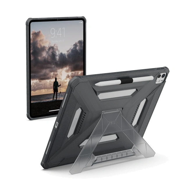 UAG Scout Bookcase Apple iPad Pro 13 (2025) M5 / (2024) M4 - Ash