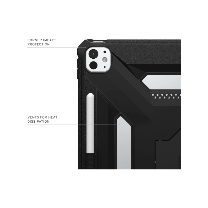 UAG Scout Bookcase Apple iPad Pro 13 (2025) M5 / (2024) M4 - Black