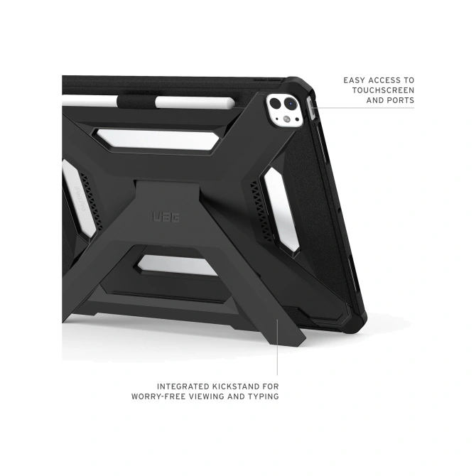 UAG Scout Bookcase Apple iPad Pro 13 (2025) M5 / (2024) M4 - Black