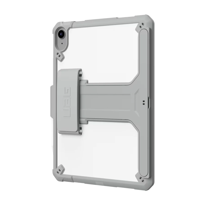 UAG Scout Healthcare backcover met stand en strap in fabrieksverpakking Apple iPad 11 (2025) 11 inch A16 / iPad 10 (2022) 10.9 inch - Wit / Grijs