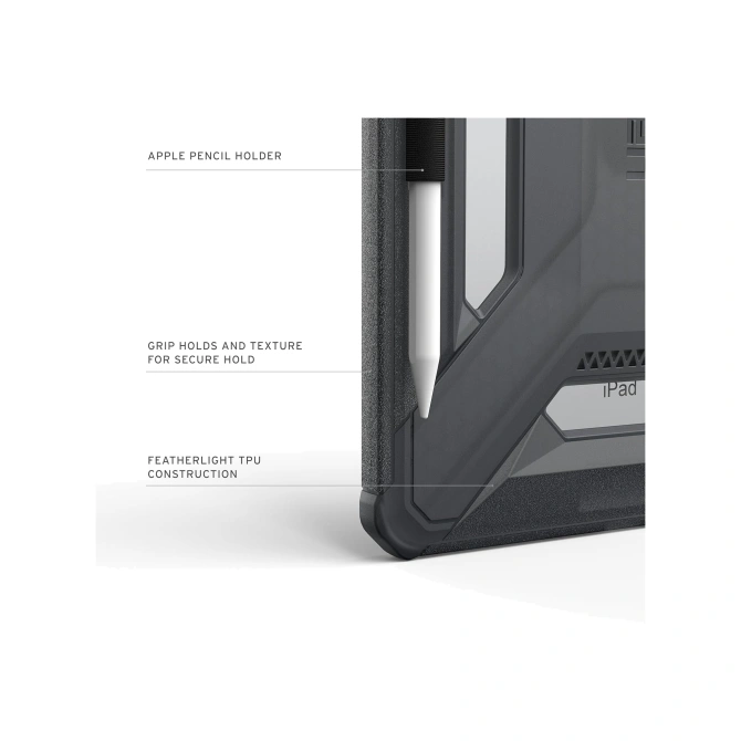 UAG Scout LT backcover Apple iPad 11 (2025) 11 inch A16 / iPad 10 (2022) 10.9 inch - Ash