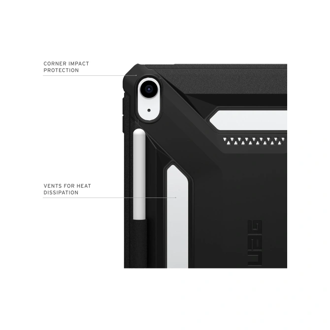 UAG Scout LT backcover Apple iPad 11 (2025) 11 inch A16 / iPad 10 (2022) 10.9 inch - Black