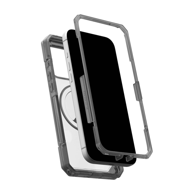 UAG Trooper Backcover met Magneet Apple iPhone 17 Pro - Ash Clear