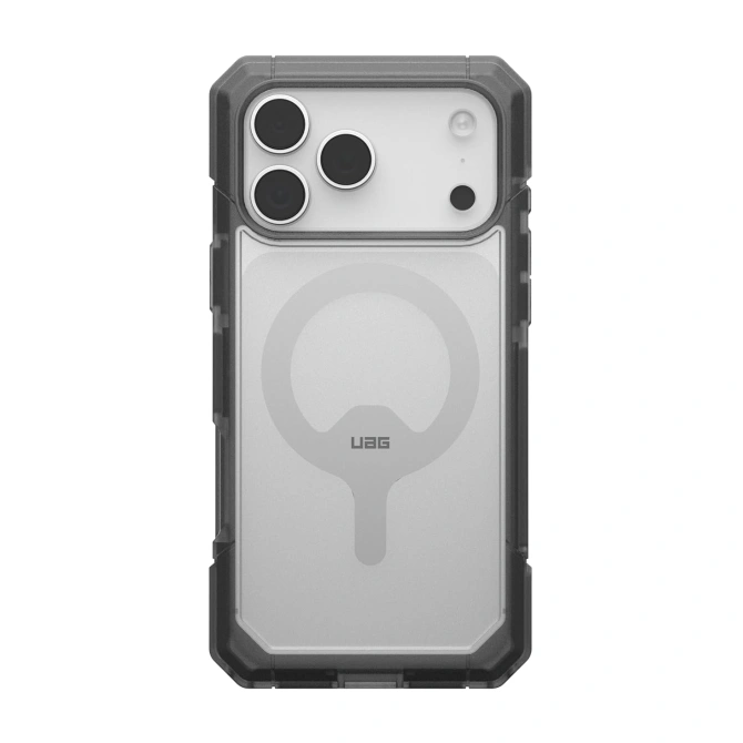 UAG Trooper Backcover met Magneet Apple iPhone 17 Pro Max - Ash Clear