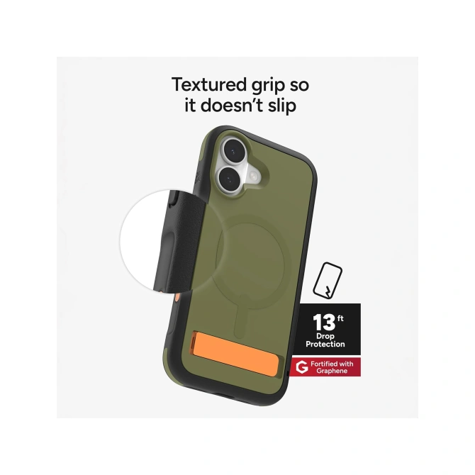ZAGG Sedona Snap met kickstand Apple iPhone 17 - Sea Kelp