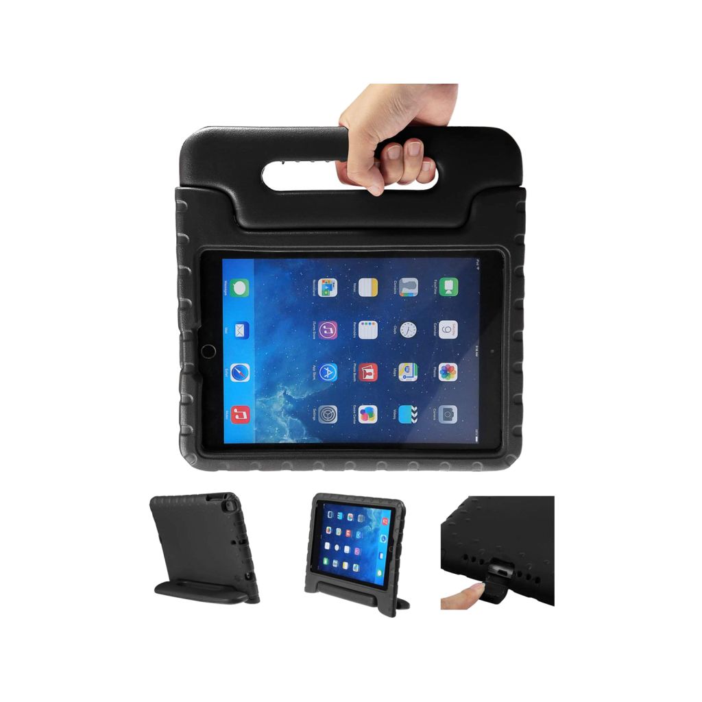 Accezz Kidsproof Backcover met handvat Apple iPad 6 (2018) 9.7 inch / iPad 5 (2017) 9.7 inch - Zwart
