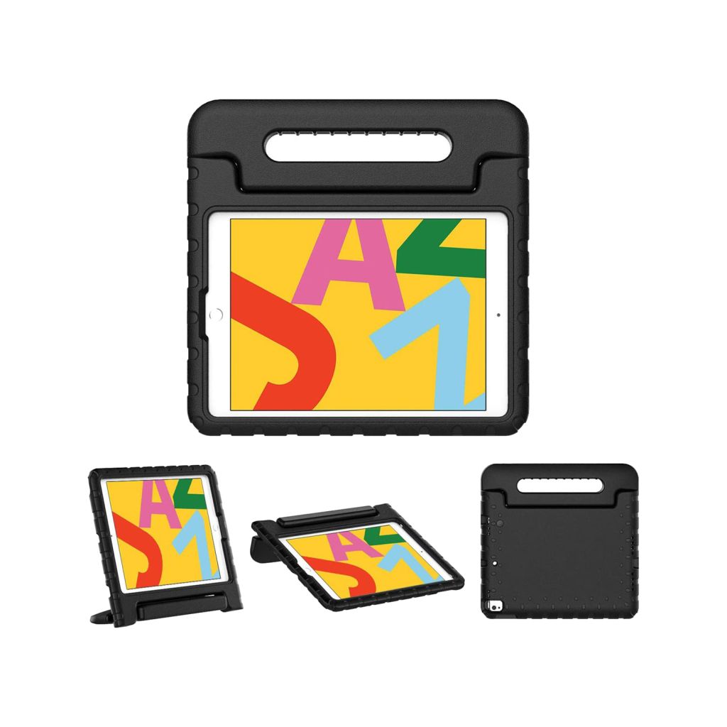 Accezz Kidsproof Backcover met handvat Apple iPad 9 (2021) 10.2 inch / iPad 8 (2020) 10.2 inch / iPad 7 (2019) 10.2 inch - Zwart
