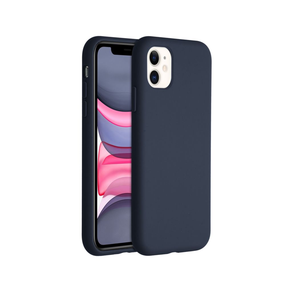 Accezz Liquid Silicone Backcover Apple iPhone 11 - Blauw