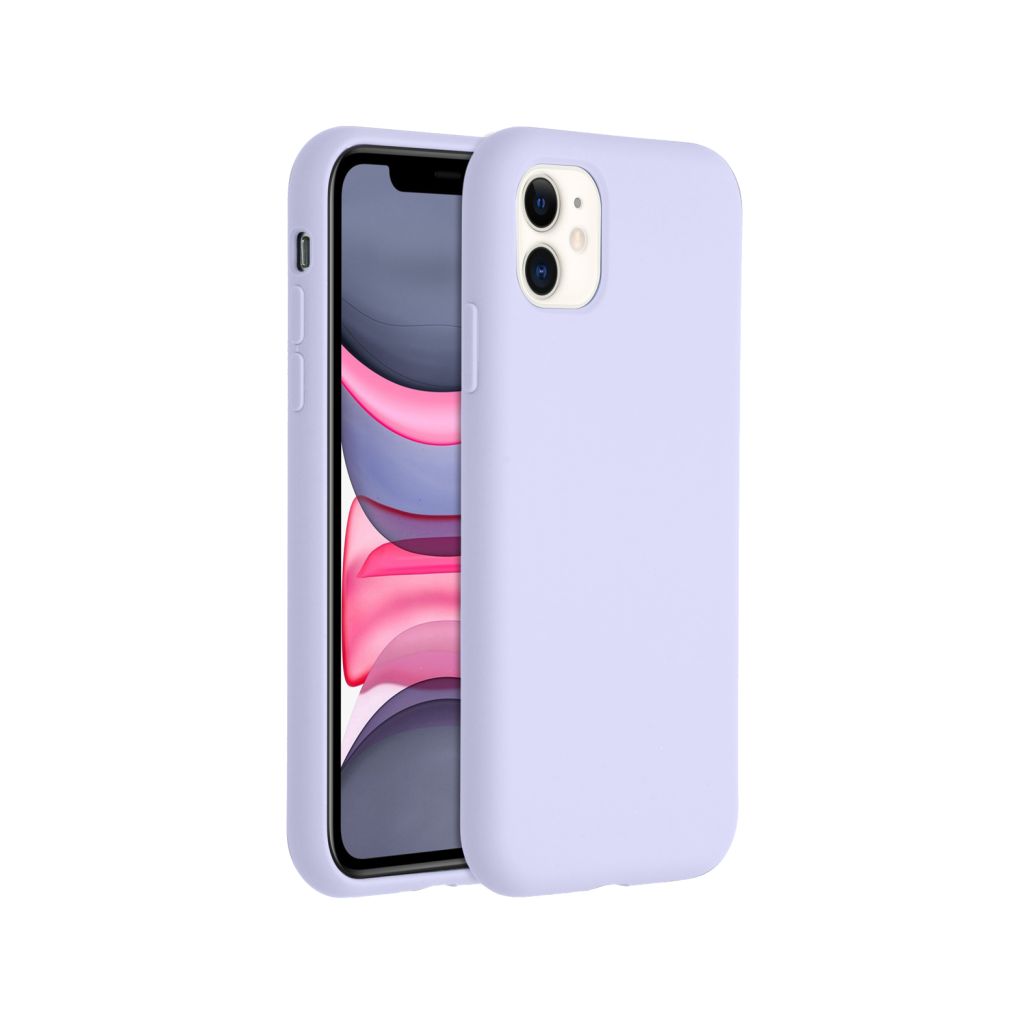 Accezz Liquid Silicone Backcover Apple iPhone 11 - Paars