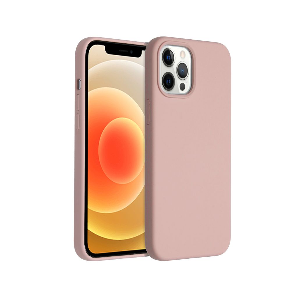 Accezz Liquid Silicone Backcover Apple iPhone 12 Pro Max - Roze