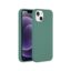 Accezz Liquid Silicone Backcover Apple iPhone 13 - Donkergroen
