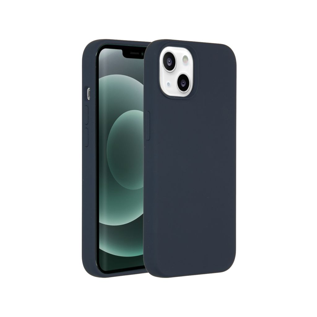 Accezz Liquid Silicone Backcover Apple iPhone 13 Mini - Donkerblauw