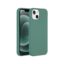Accezz Liquid Silicone Backcover Apple iPhone 13 Mini - Donkergroen