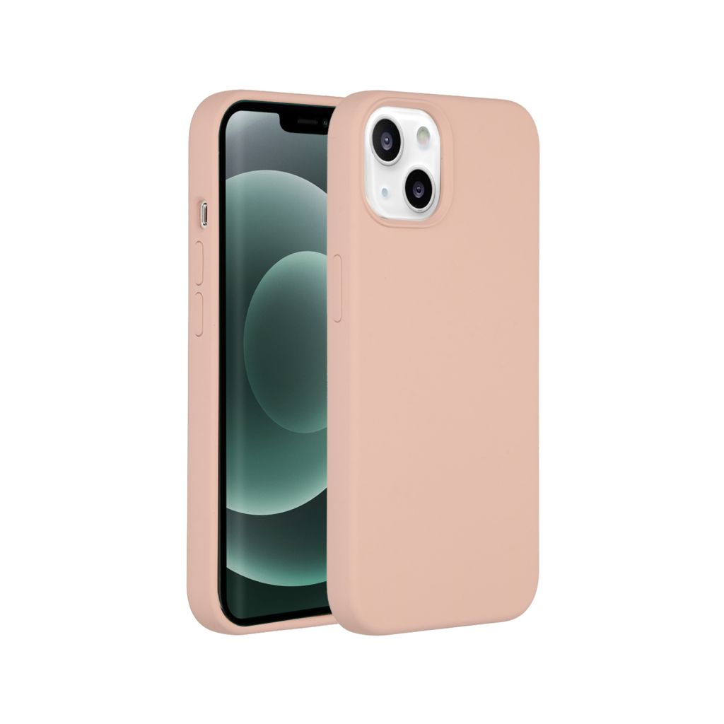 Accezz Liquid Silicone Backcover Apple iPhone 13 Mini - Roze