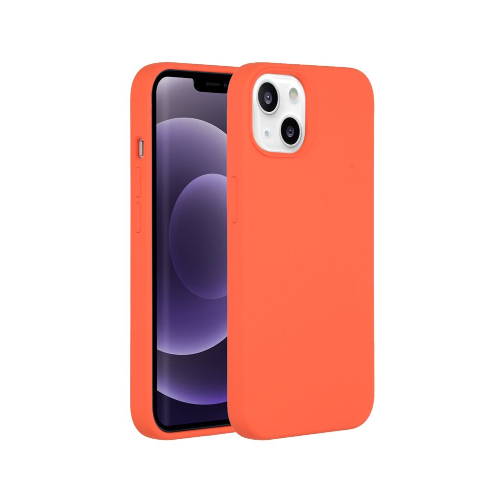 Accezz Liquid Silicone Backcover Apple iPhone 13 - Nectarine