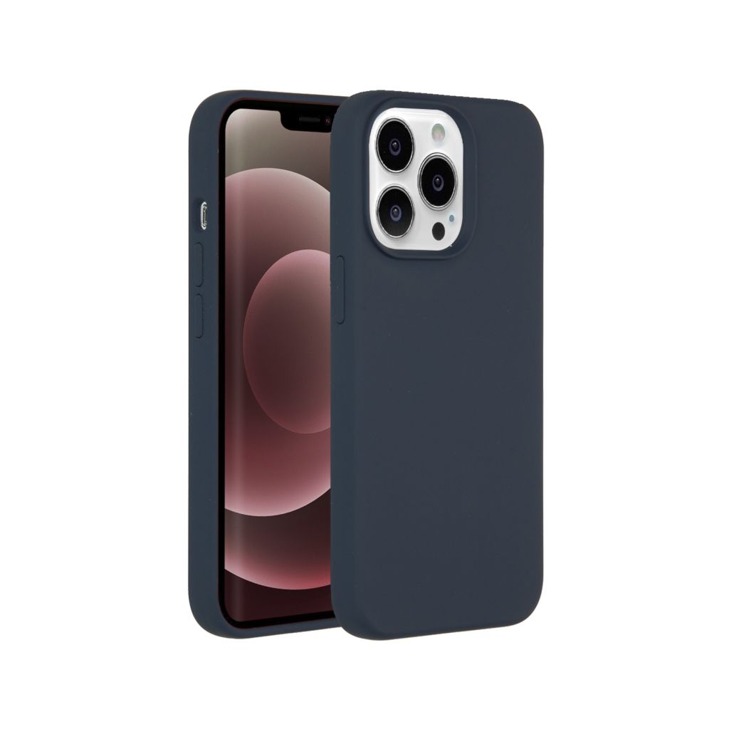 Accezz Liquid Silicone Backcover Apple iPhone 13 Pro Max - Donkerblauw
