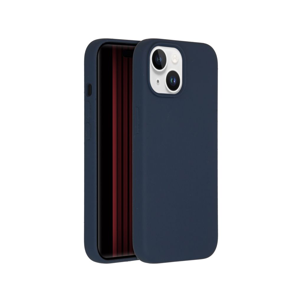 Accezz Liquid Silicone Backcover Apple iPhone 15 - Donkerblauw