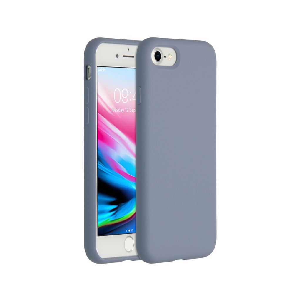 Accezz Liquid Silicone Backcover Apple iPhone SE (2022 / 2020) / 8 / 7 - Lavender Gray