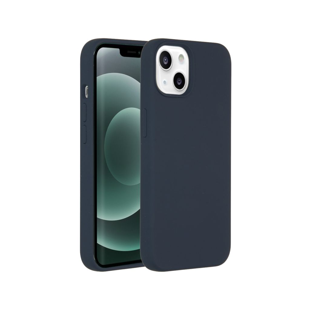 Accezz Liquid Silicone Backcover met MagSafe Apple iPhone 13 Mini - Donkerblauw