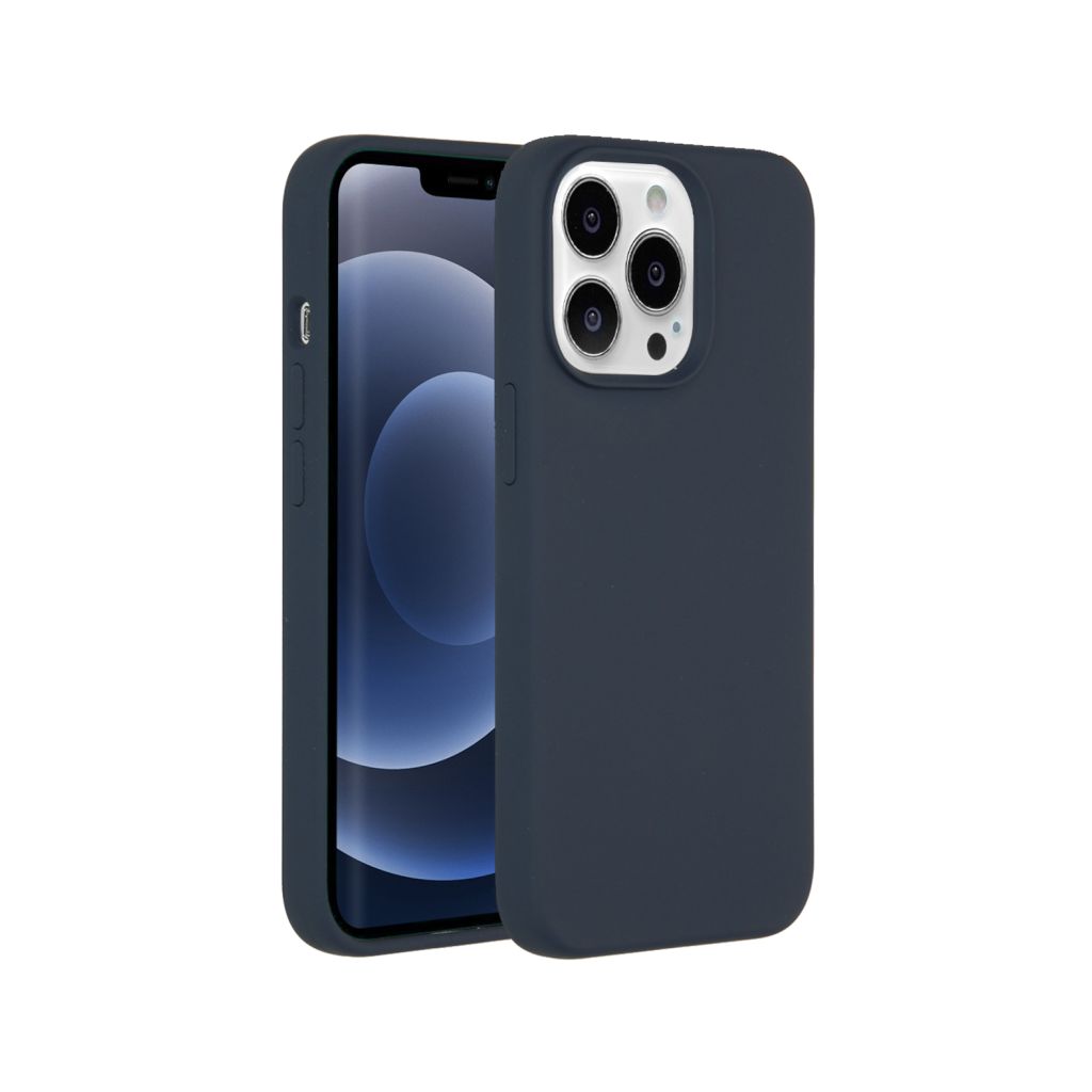 Accezz Liquid Silicone Backcover met MagSafe Apple iPhone 13 Pro - Donkerblauw