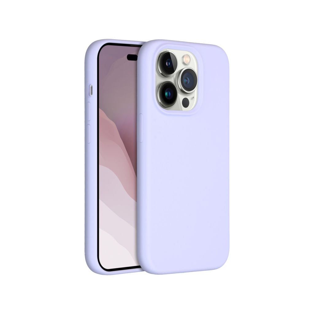 Accezz Liquid Silicone Backcover met MagSafe Apple iPhone 14 Pro - Paars