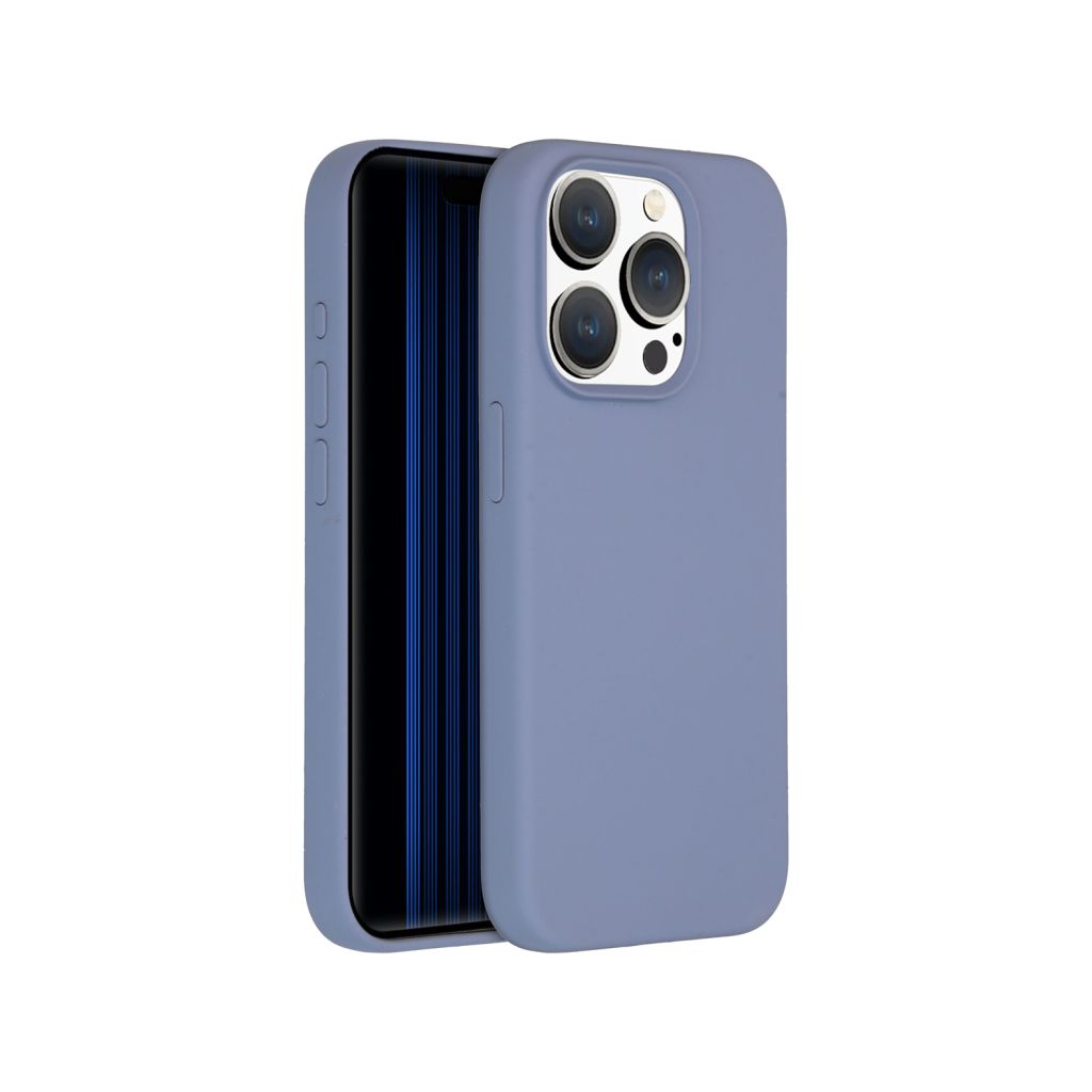 Accezz Liquid Silicone Backcover met MagSafe Apple iPhone 15 Pro - Lavender Grey