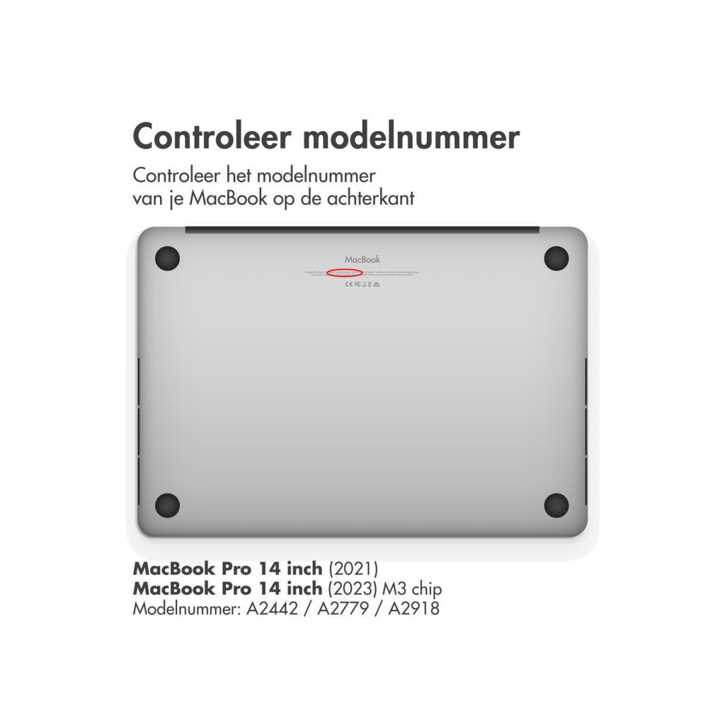 Accezz Magnetische Screenprotector MacBook Pro 14 inch (2021) / Pro 14 inch (2023) M3 chip - A2442 / A2779 / A2918 / A2992