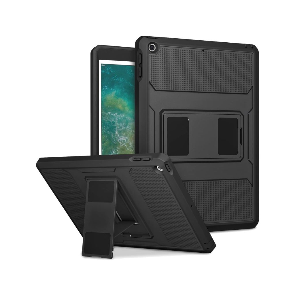Accezz Rugged Back Case Apple iPad 6 (2018) 9.7 inch / iPad 5 (2017) 9.7 inch - Zwart