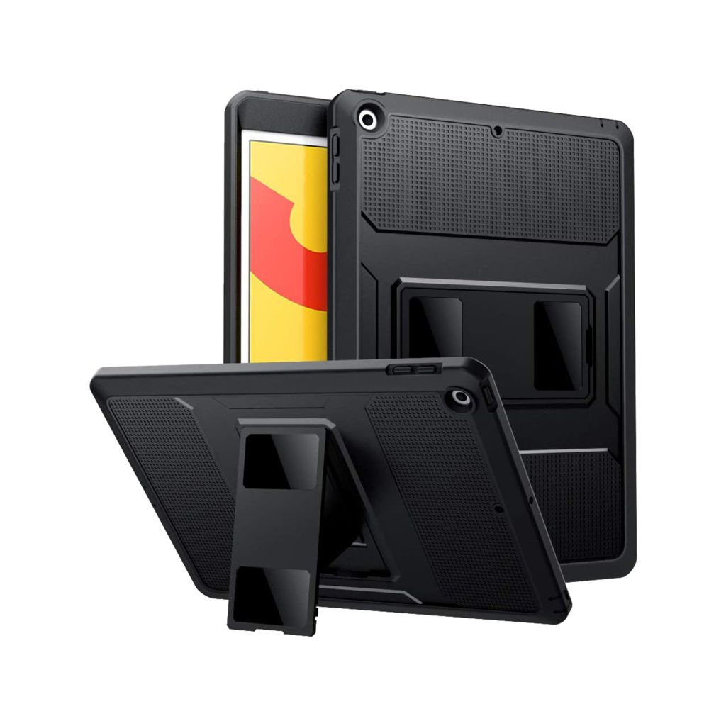Accezz Rugged Back Case Apple iPad 9 (2021) 10.2 inch / iPad 8 (2020) 10.2 inch / iPad 7 (2019) 10.2 inch - Zwart
