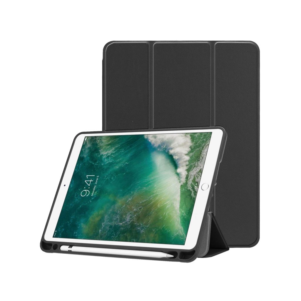 Accezz Trifold Bookcase Apple iPad 6 (2018) 9.7 inch / iPad 5 (2017) 9.7 inch / Air 2 (2014)/Air 1 (2013) - Zwart