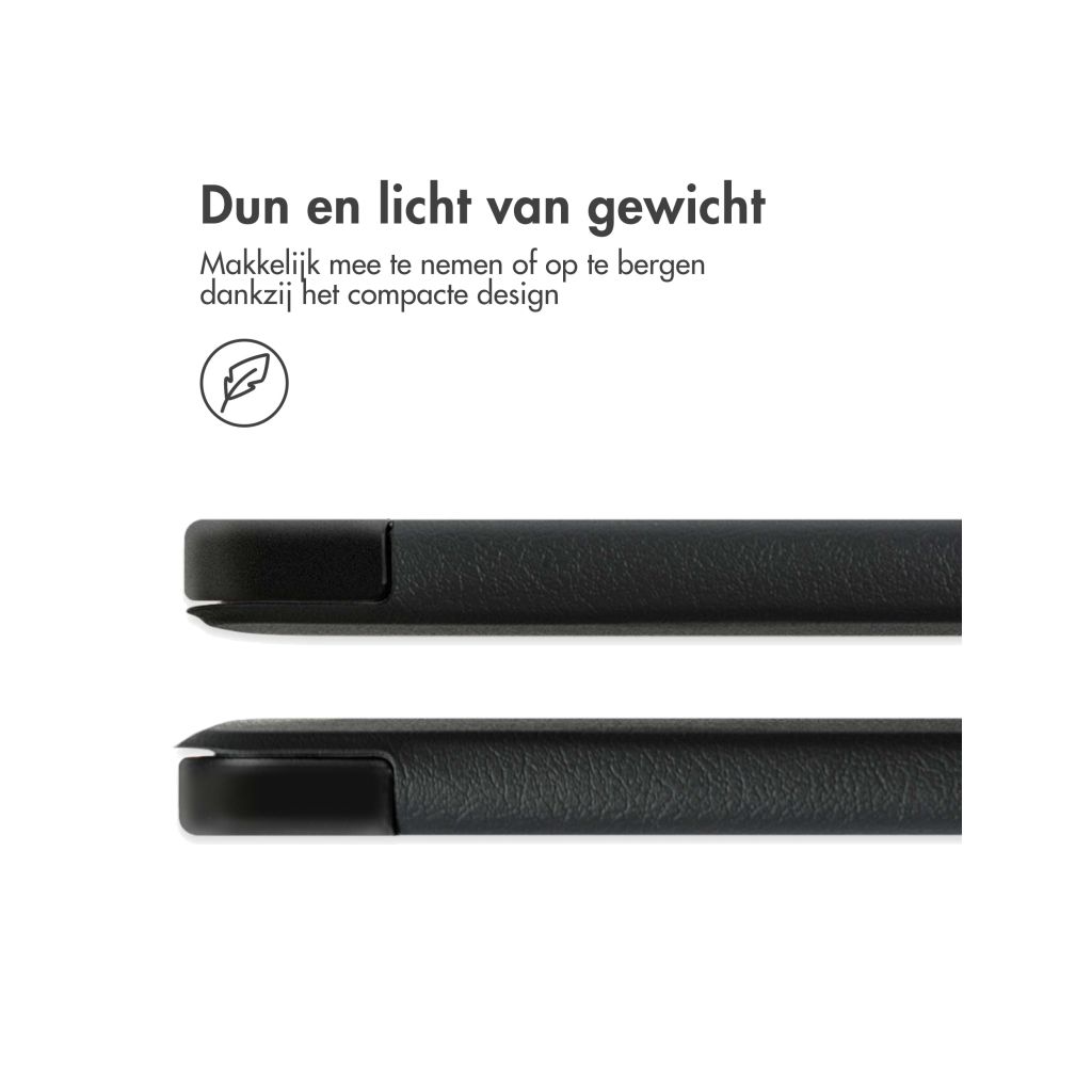 Accezz Trifold Bookcase Apple iPad Pro 13 (2024) M4 - Zwart