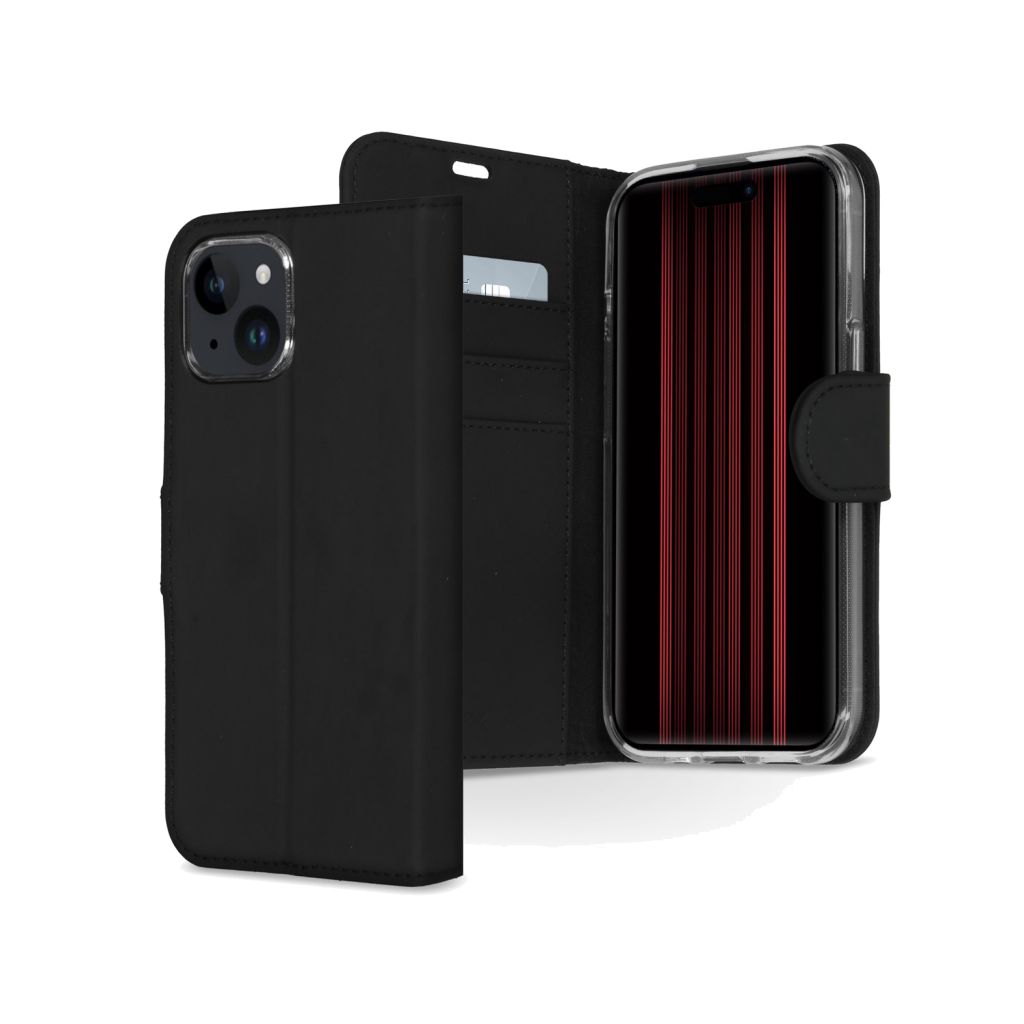 Accezz Wallet Softcase Bookcase Apple iPhone 15 - Zwart