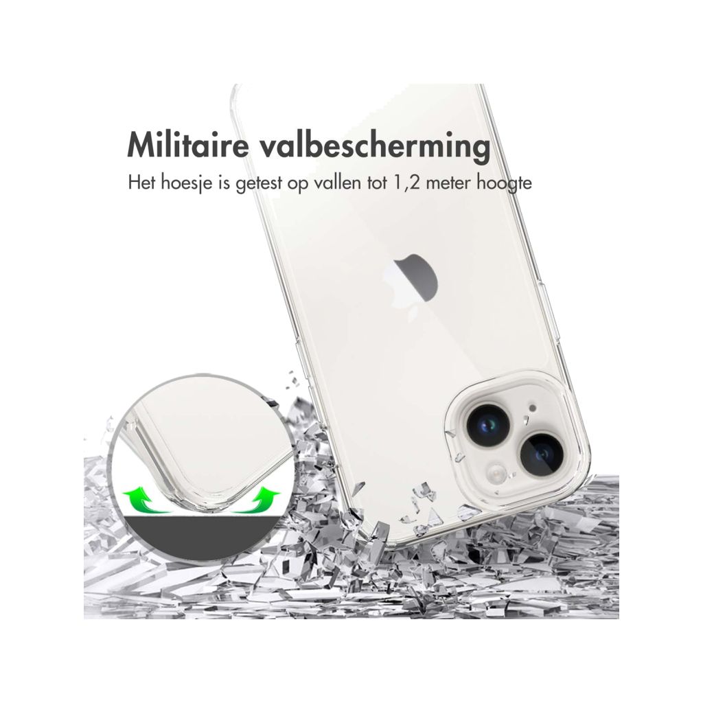 Accezz Xtreme Impact Backcover Apple iPhone 15 - Transparant