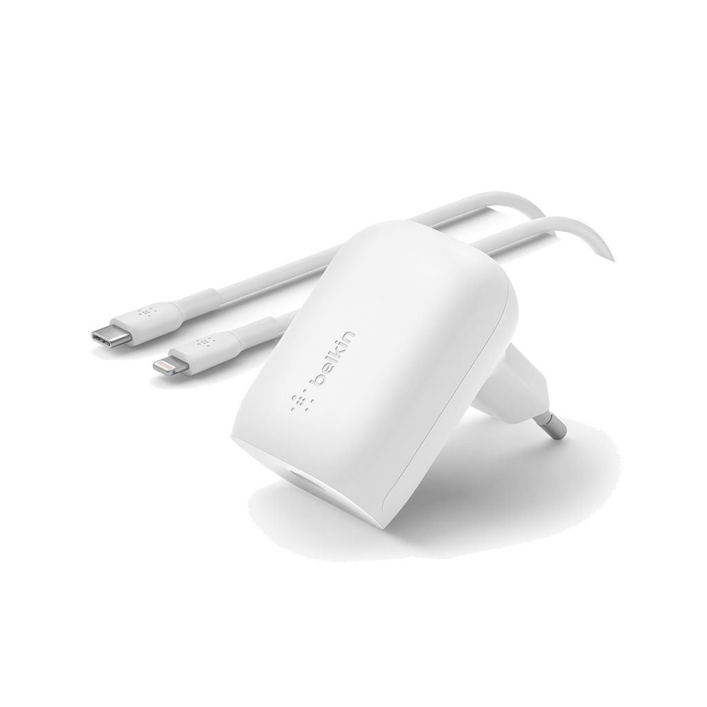 Belkin Boost↑Charge™ Adapter met kabel - USB-C naar Lightning - 1M - 30W - Wit